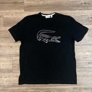 Men LACOSTE Ultra Dry Crocodile Printed Sport T-shirt XXL